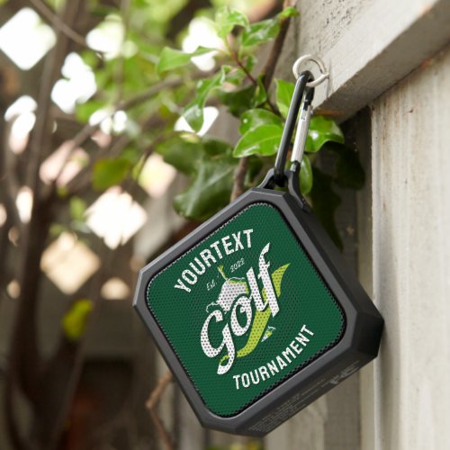 Pro Golfer NAME Golf Trophy Tournament Golfing Bluetooth Speaker