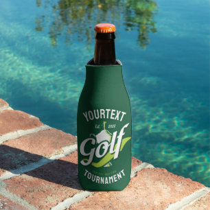 Pro Golfer NAME Golf Trophy Tournament Golfing Bottle Cooler