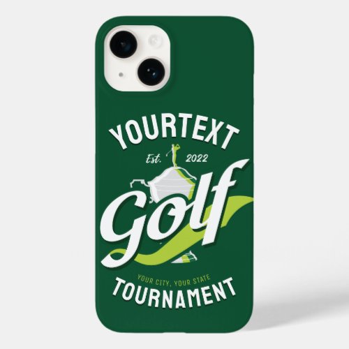 Pro Golfer NAME Golf Trophy Tournament Golfing Case_Mate iPhone 14 Case