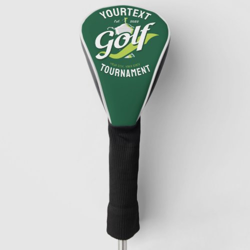 Pro Golfer NAME Golf Trophy Tournament Golfing Golf Head Cover