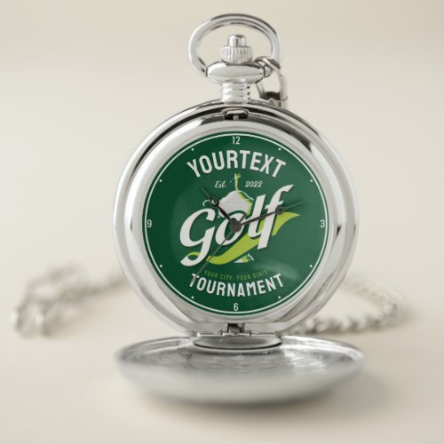 Pro Golfer NAME Golf Trophy Tournament Golfing