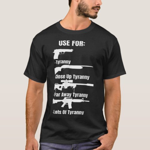 Pro Gun 2nd Amendment Gun Lover Enthusiast Patriot T_Shirt