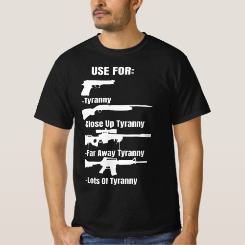 Pro Gun 2nd Amendment Gun Lover Enthusiast Patriot T_Shirt