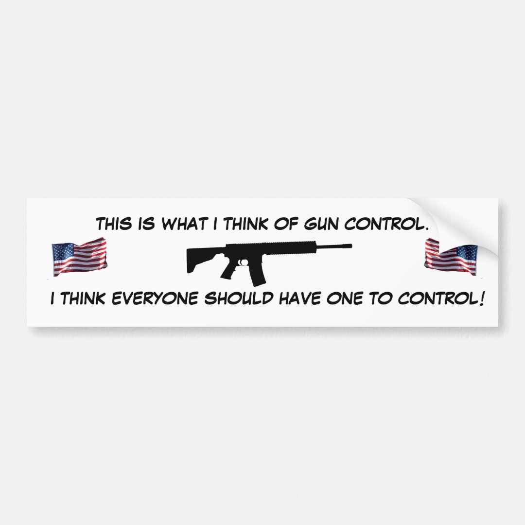 Pro-gun Bumper Sticker | Zazzle