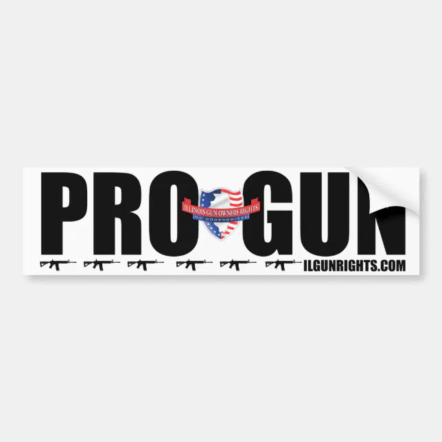 Pro Gun Bumper Sticker | Zazzle