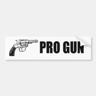 pro guns conservative: PRO GUN Bumper Sticker