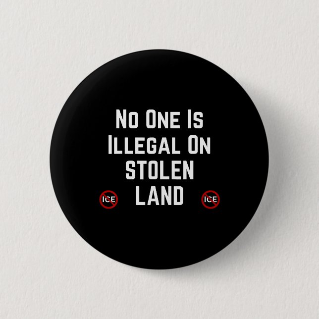 Pro Immigrant Anti Ice Anti Discrimination Anti Tr Button (Front)