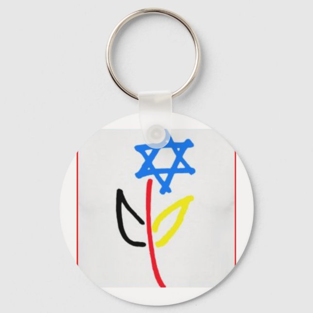 Pro Israel Keychain (Front)