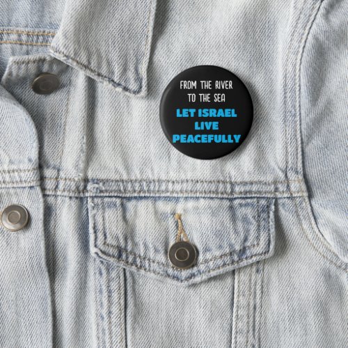 Pro Israel peace support Israel  Button
