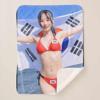 Pro-Korea Sherpa Blanket