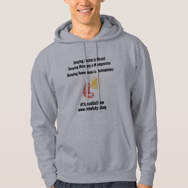 Pro LGBTQ BLM and Womens Rights Hoody (Front)