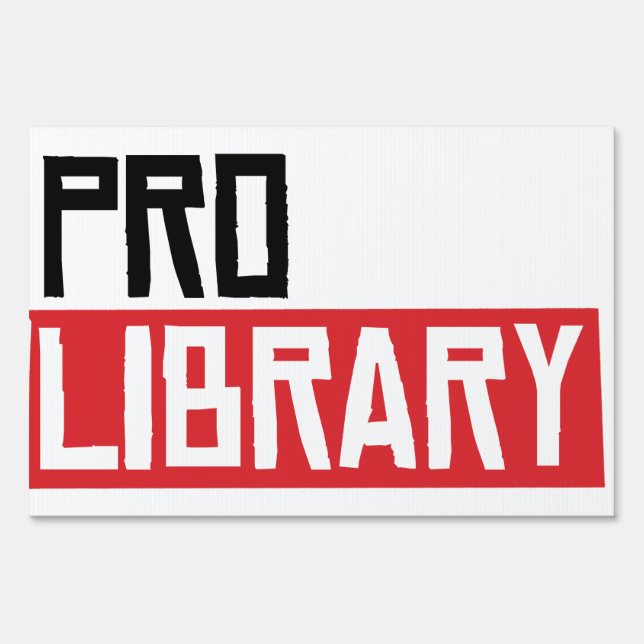 PRO LIBRARY SIGN (Front)