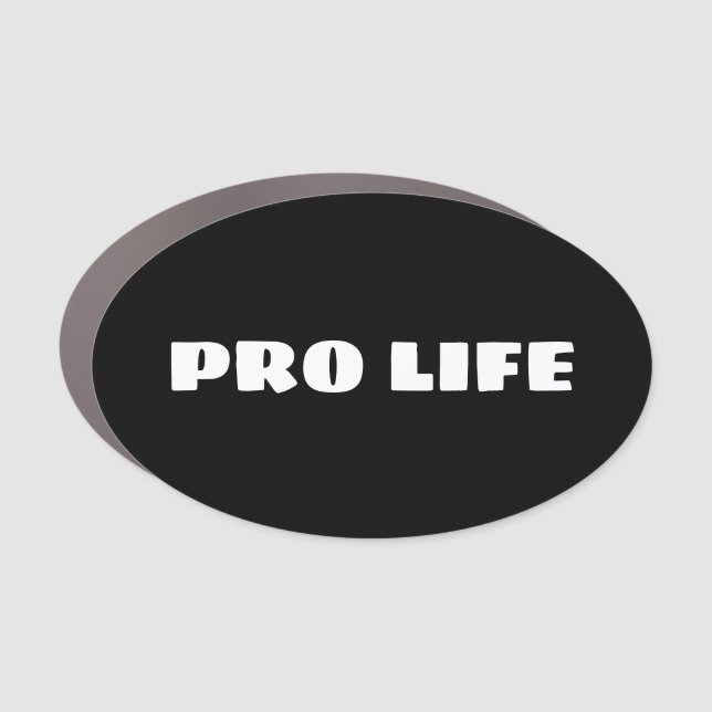 Pro Life Activist Supporter Car Magnet (Front)