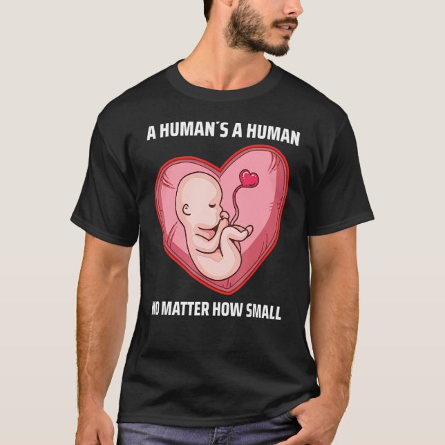 Pro Life Anti Abortion Choose Life 5 T-Shirt (Front)
