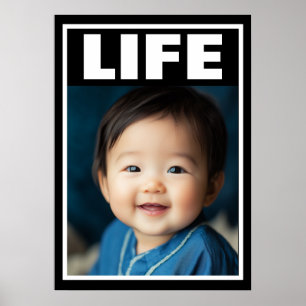 Pro-Life Baby Beautiful Asian Baby Boy Smiling Poster