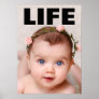 PRO-LIFE BABY GIRL INFANT ROSES POSTER