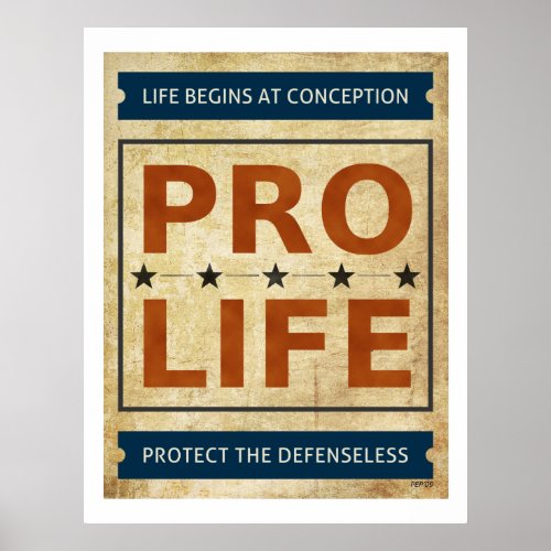 Pro Life Billboard Poster