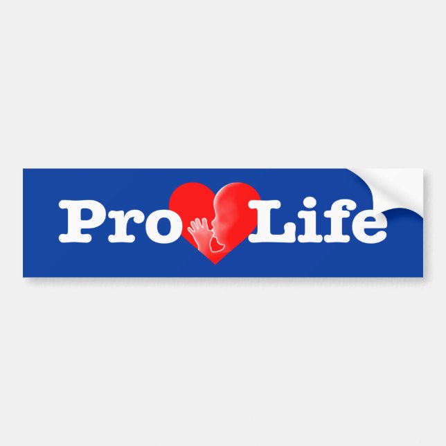 “PRO-LIFE” BUMPER STICKER (Front)