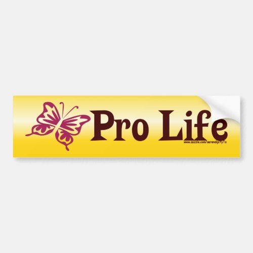 Pro Life Bumper Sticker