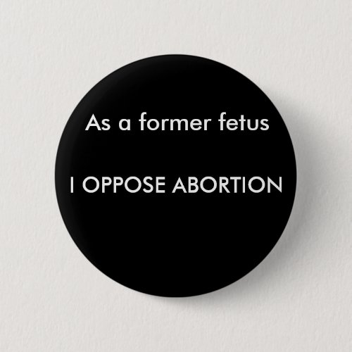 pro life bumper sticker button