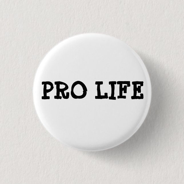 PRO LIFE BUTTON (Front)