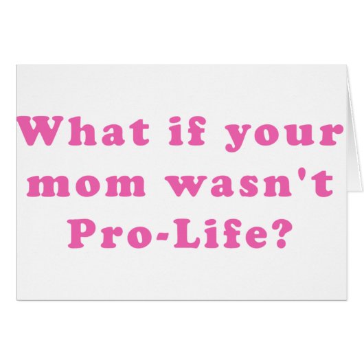 Pro Life Cards (Front Horizontal)