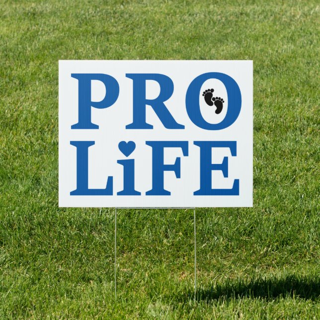 Pro-Life Christian Anti Abortion Sign (Insitu)