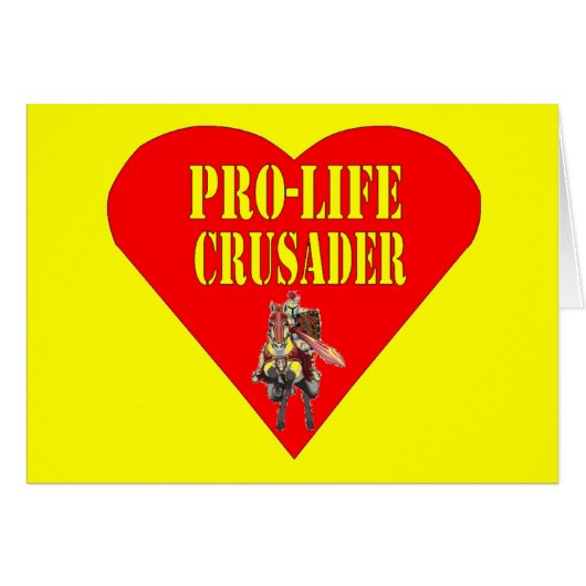 PRO LIFE CRUSADER CARDS (Front Horizontal)