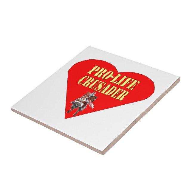 PRO LIFE CRUSADER CERAMIC TILE (Side)