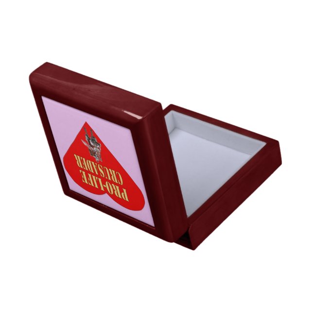 PRO LIFE CRUSADER KEEPSAKE BOX (Back Open)