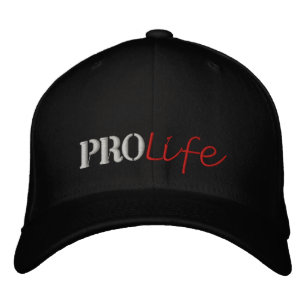 Pro Life Embroidered Baseball Hat