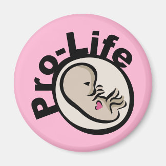 Pro-Life Fetus Design Magnet
