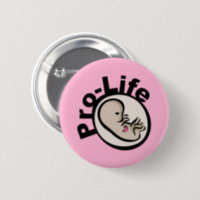  Pro-Life 1.25” Pinback Button Pin Anti Abortion