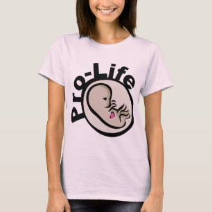 Pro-Life Fetus Design T-Shirt