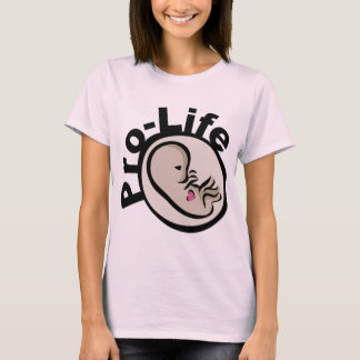 Pro-Life Fetus Design T-Shirt