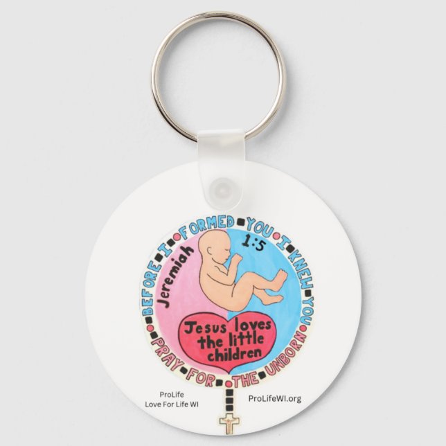 Pro-life Keychain (Front)