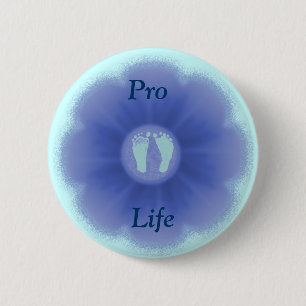 Pro Life Little Feet Button