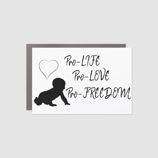 pro-life magnet (Front)