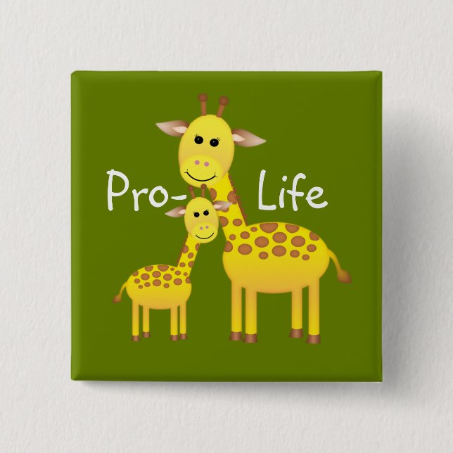 Pro-Life Pinback Button (Front)
