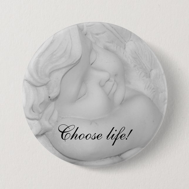 Pro Life Pinback Button (Front)