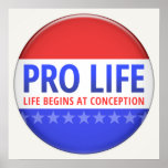 Pro Life Poster at Zazzle