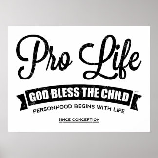 Pro Life Poster