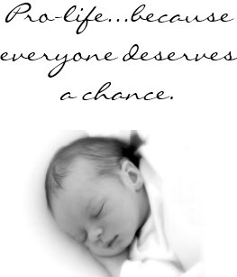 Pro-life Poster...everyone deserves a chance. Poster