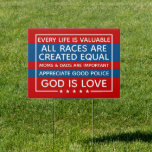 Pro-Life Pro-Family Christian Conservative Yard Sign