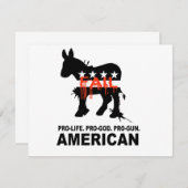 Pro-life. Pro-God. Pro-Gun American (Front/Back)