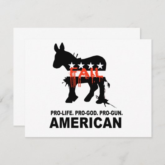 Pro-life. Pro-God. Pro-Gun American (Front/Back)