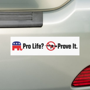 Pro Life? Prove It - Ban Assault Weapons Bumper Sticker