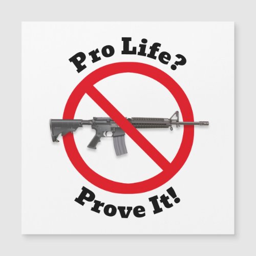 Pro Life Prove It _ Gun Control