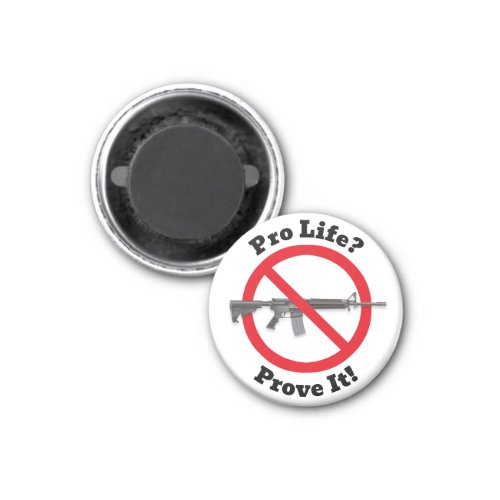 Pro Life Prove It _ Gun Control Magnet