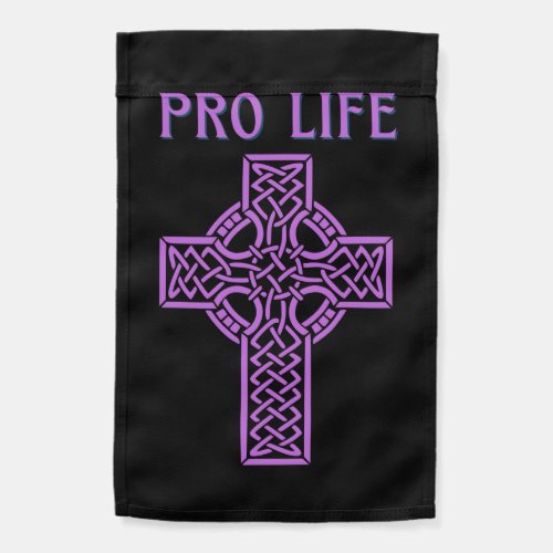 Pro Life Roman Catholic Garden Flag